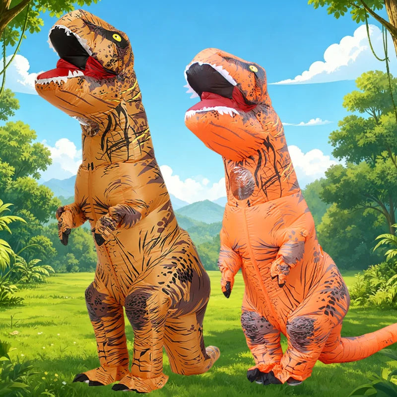 Déguisement Gonflable Tyrannosaure Adulte – vue 2