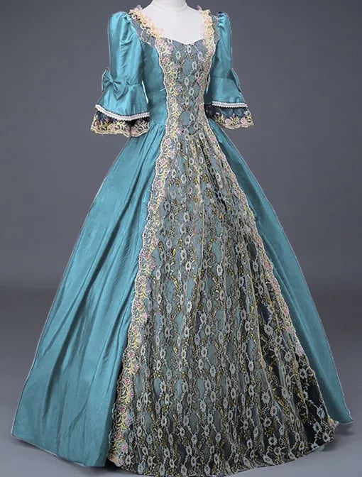 Robe Médiévale Reine Femme – vue 3