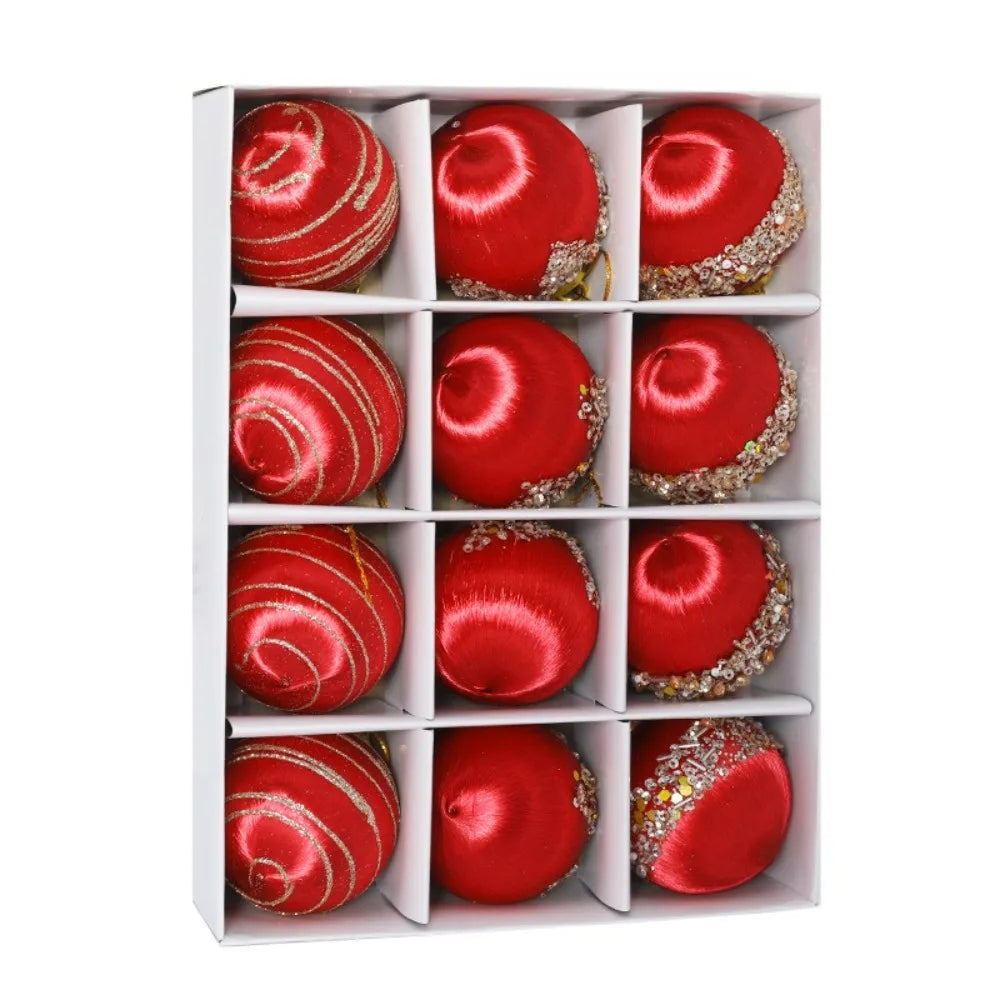 Lot de 12 Boules de Noël 6cm Incassables - Décoration Sapin – vue 7