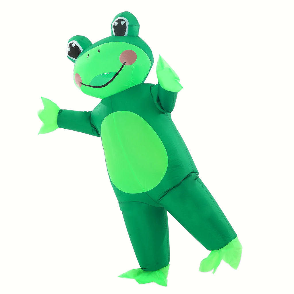 Déguisement Gonflable Grenouille Verte Adulte – vue 5