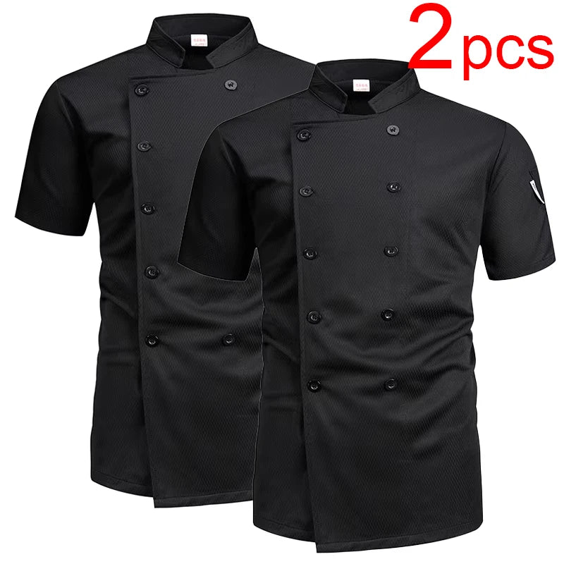 Veste de Cuisinier Homme — Tenue de Chef Respirante – vue 5