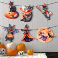 Guirlande décorative noir Halloween 1 - Panoplia