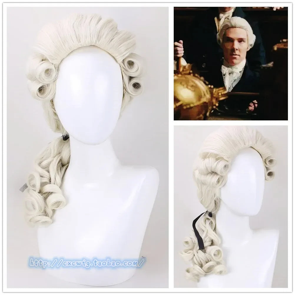 Perruque Baroque de Juge – Style Historique