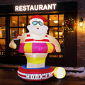 Père Noël Gonflable Géant 1,8 m – Décoration Extérieure