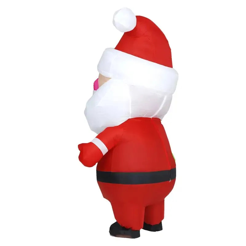 Déguisement Gonflable Père Noël Grosse Tête – vue 4