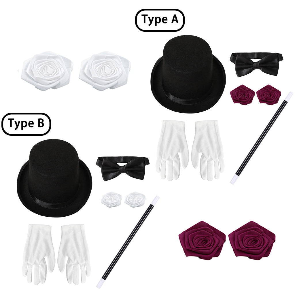 Chapeau Melon et Canne de Magicien – vue 2