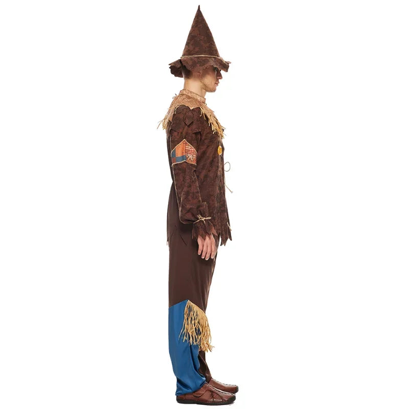 Costume d'Épouvantail Maléfique Homme - Déluxe Halloween – vue 4