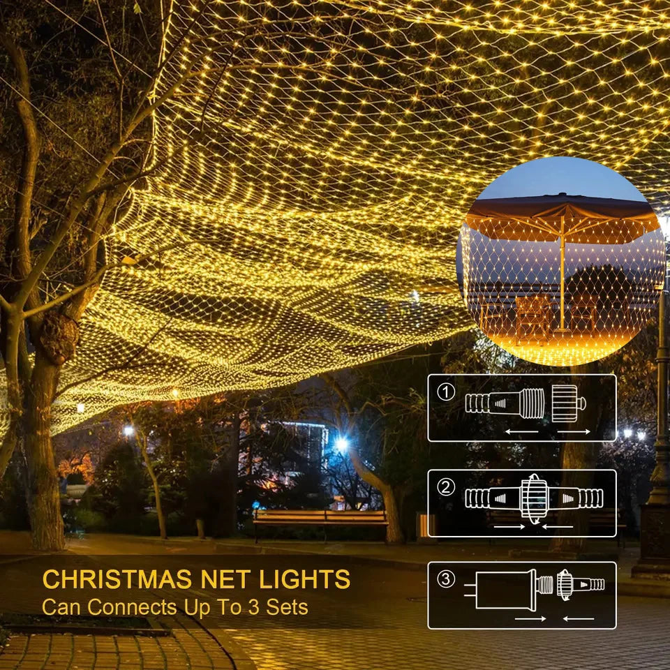 Guirlande lumineuse LED étanche extérieur Noël - Panoplia