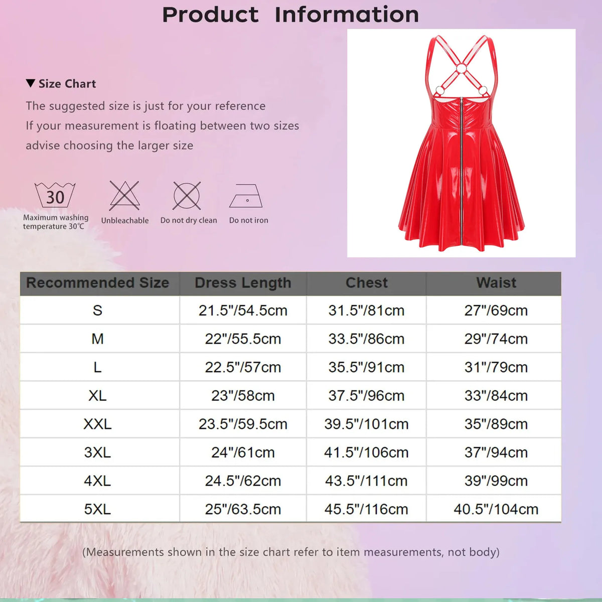 Robe Moulante Effet Cuir Mouillé Gothique Sexy – vue 6