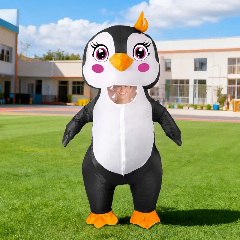 Déguisement Gonflable Pingouin Adulte – vue 2