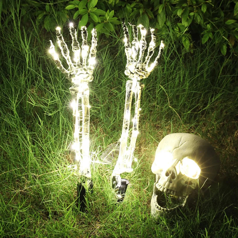 Squelette LED Taille Réelle Articulé – Décoration Extérieure – vue 9