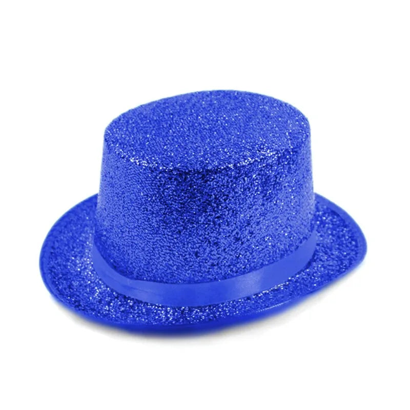 Chapeau Haut de Forme Pailleté – Accessoire de Déguisement – vue 3
