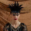 Serre-tête Plumes de Paon Style Années 1920 - Gatsby Vintage – vue 14