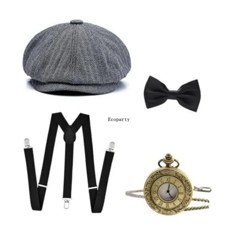 Kit Accessoires Gangster Années 20 Homme