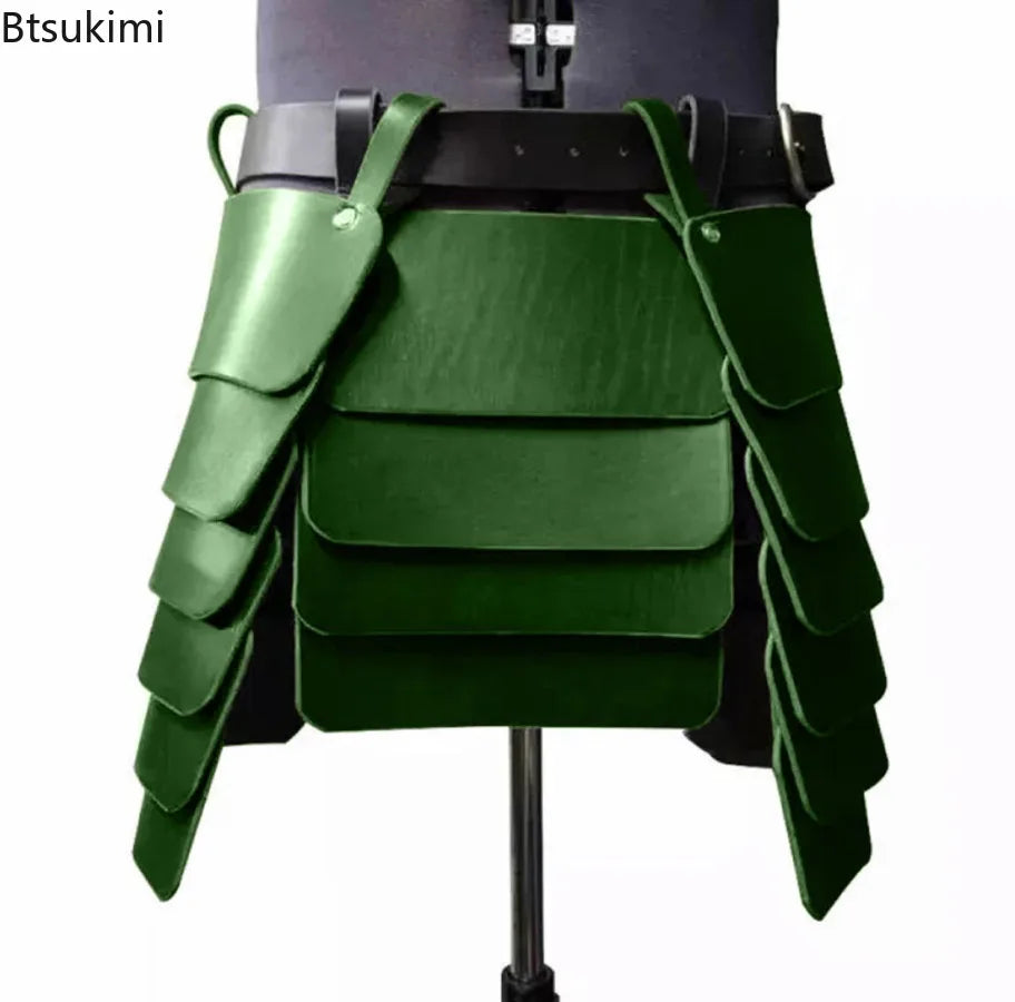 Jupe d'Armure Viking en Simili-Cuir – Tassettes – vue 5