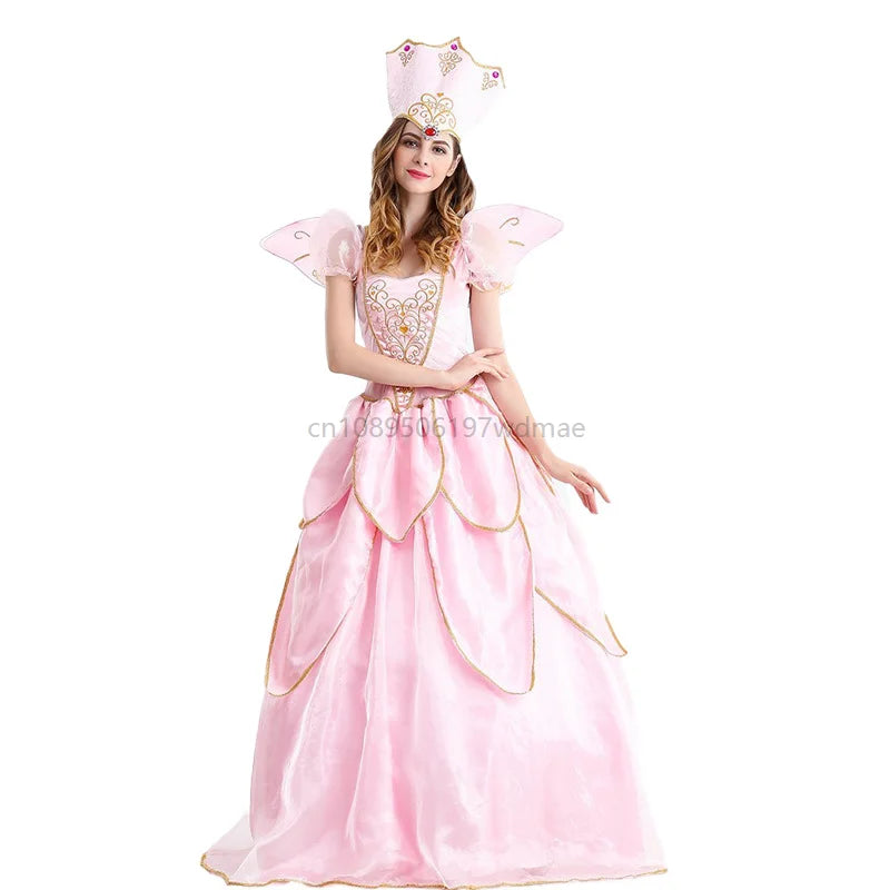 Robe de Princesse Ange Rose Femme - Costume de Scène et Fête – vue 7