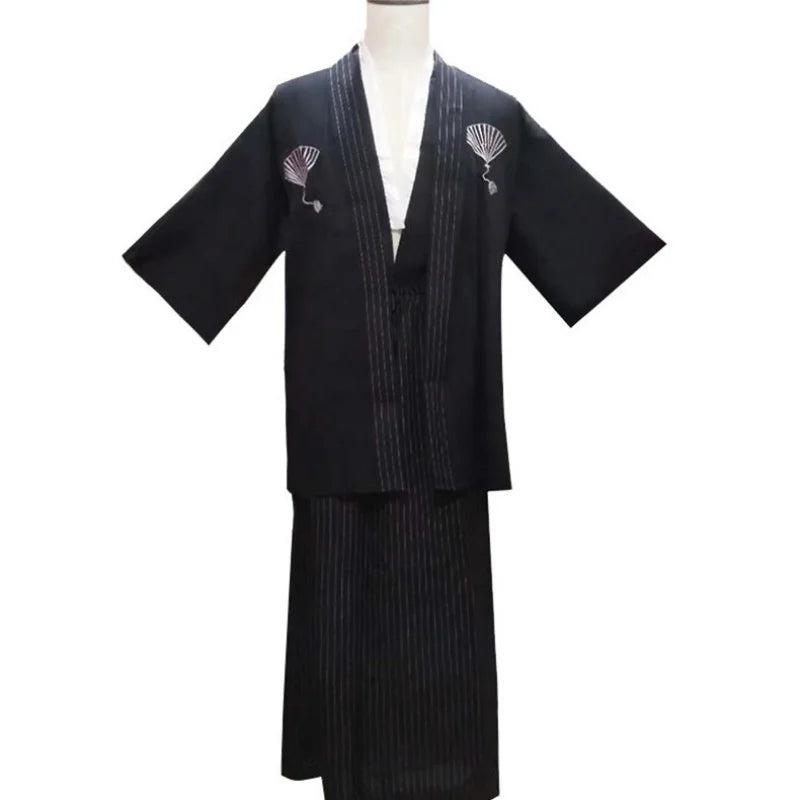 Haori Samouraï Traditionnel Homme – Kimono – vue 6