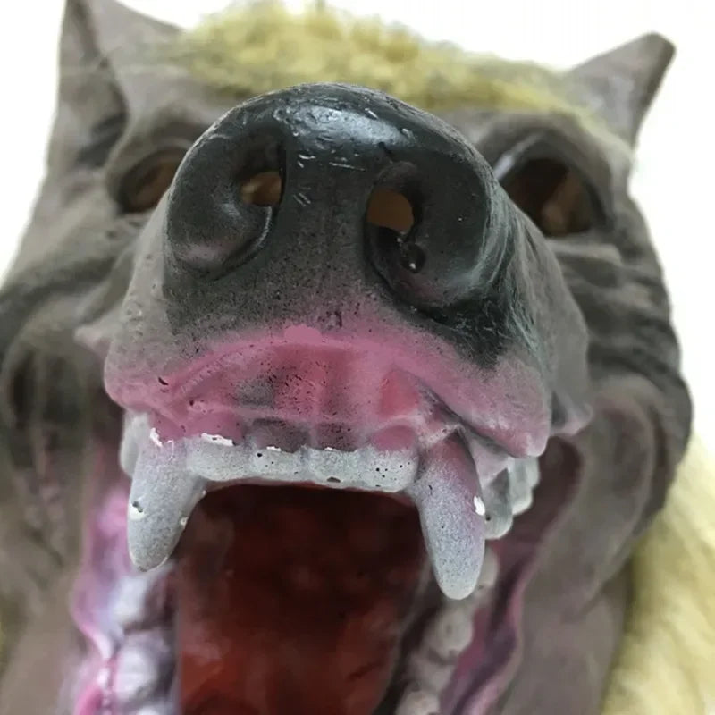 Masque Loup Effrayant avec Griffes – vue 2