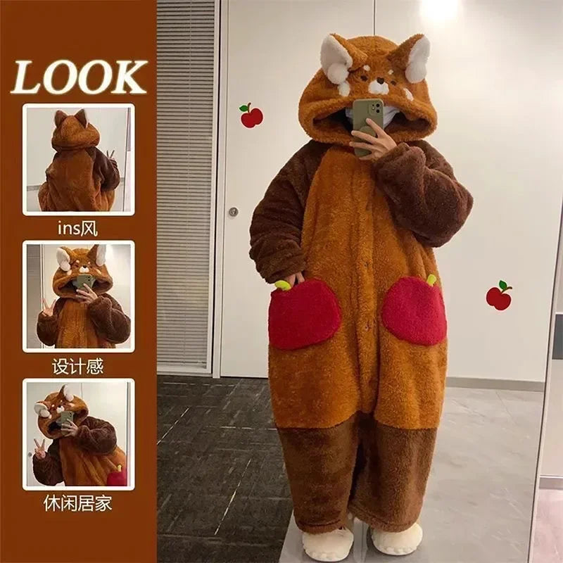Combinaison Pyjama Raton Laveur Adulte – vue 5