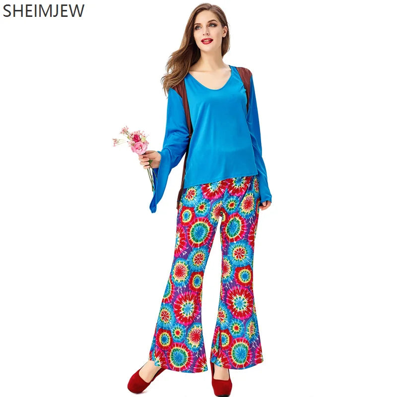 Déguisement Hippie Peace & Love Femme – vue 3