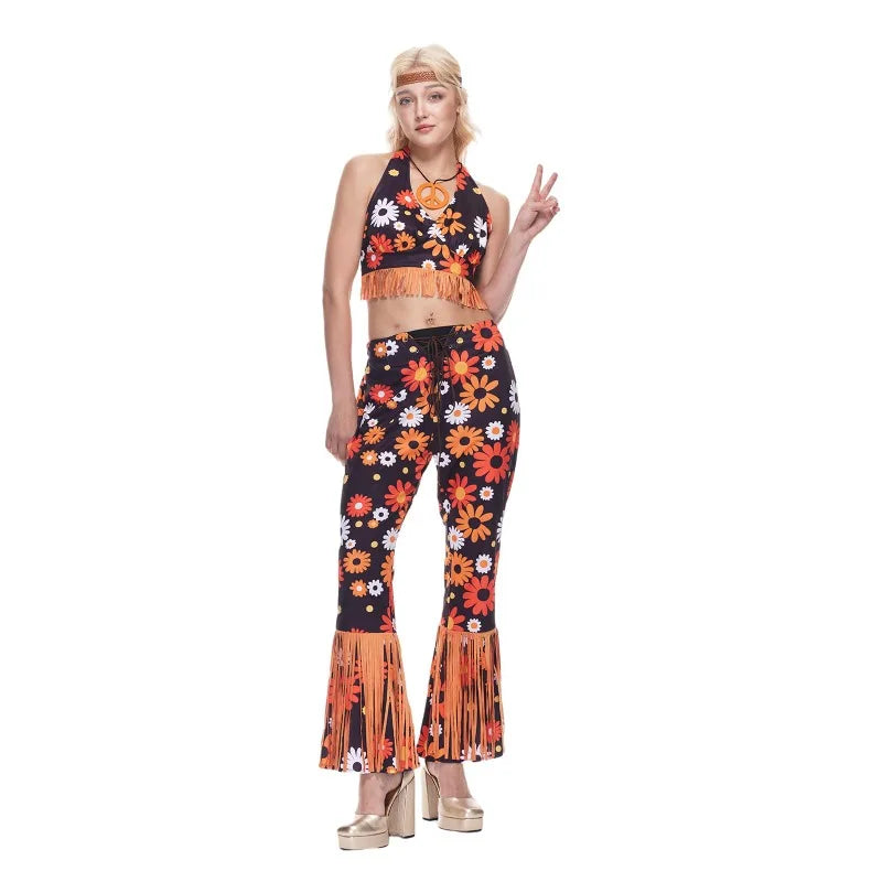 Déguisement Hippie Flower Power Femme