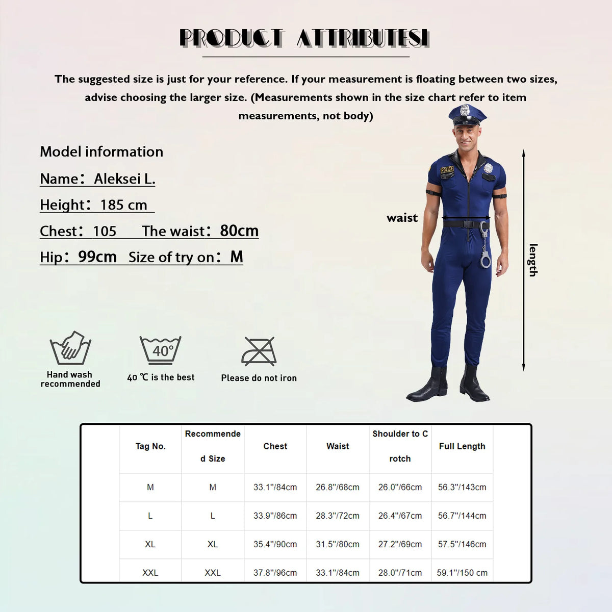 Déguisement Policier Réaliste Homme – vue 5