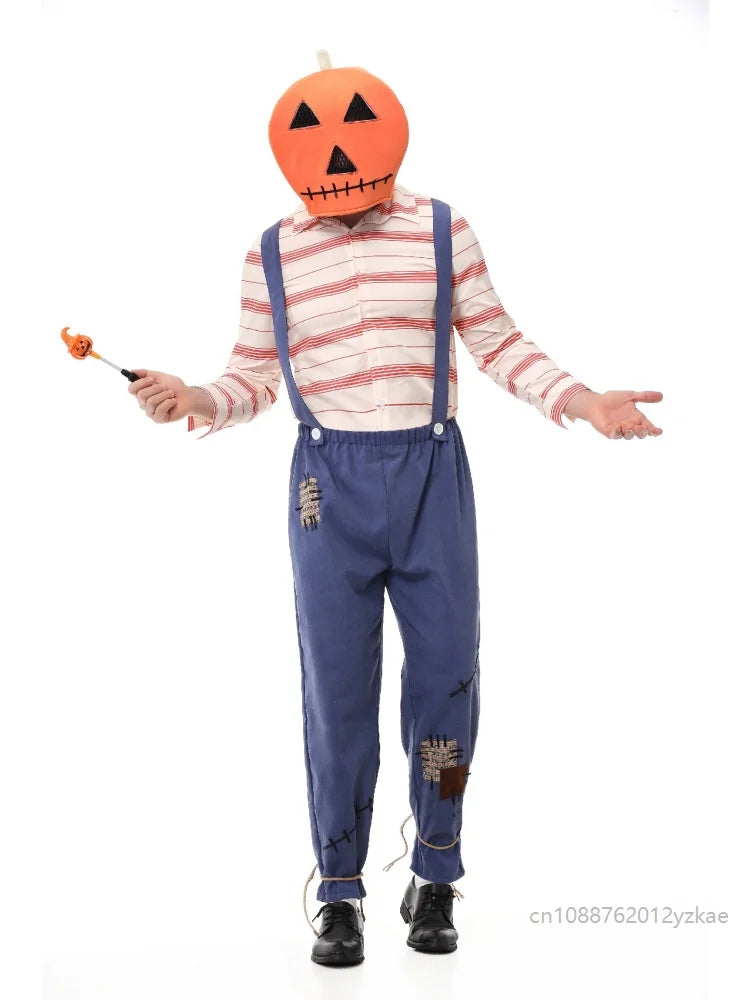 Costume Famille Épouvantail Citrouille – vue 4