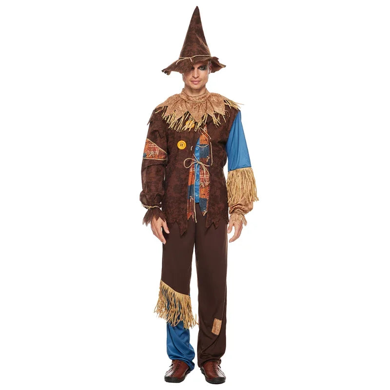 Costume d'Épouvantail Maléfique Homme - Déluxe Halloween – vue 6
