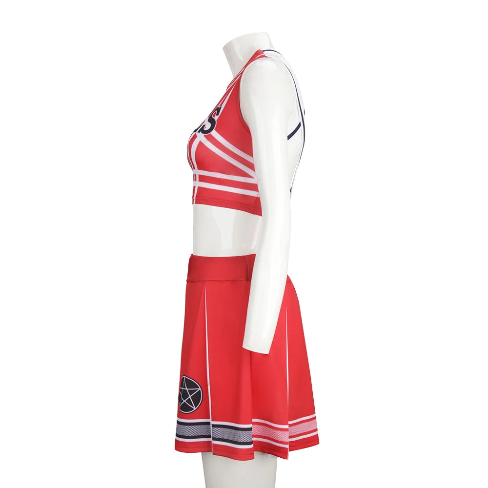 Déguisement Pom-Pom Girl Diablesse Rouge Adulte – vue 5