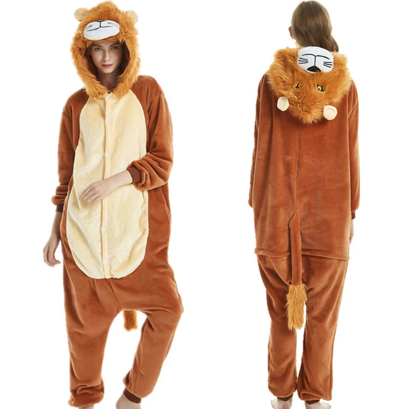 Combinaison Pyjama Lion Kigurumi Adulte