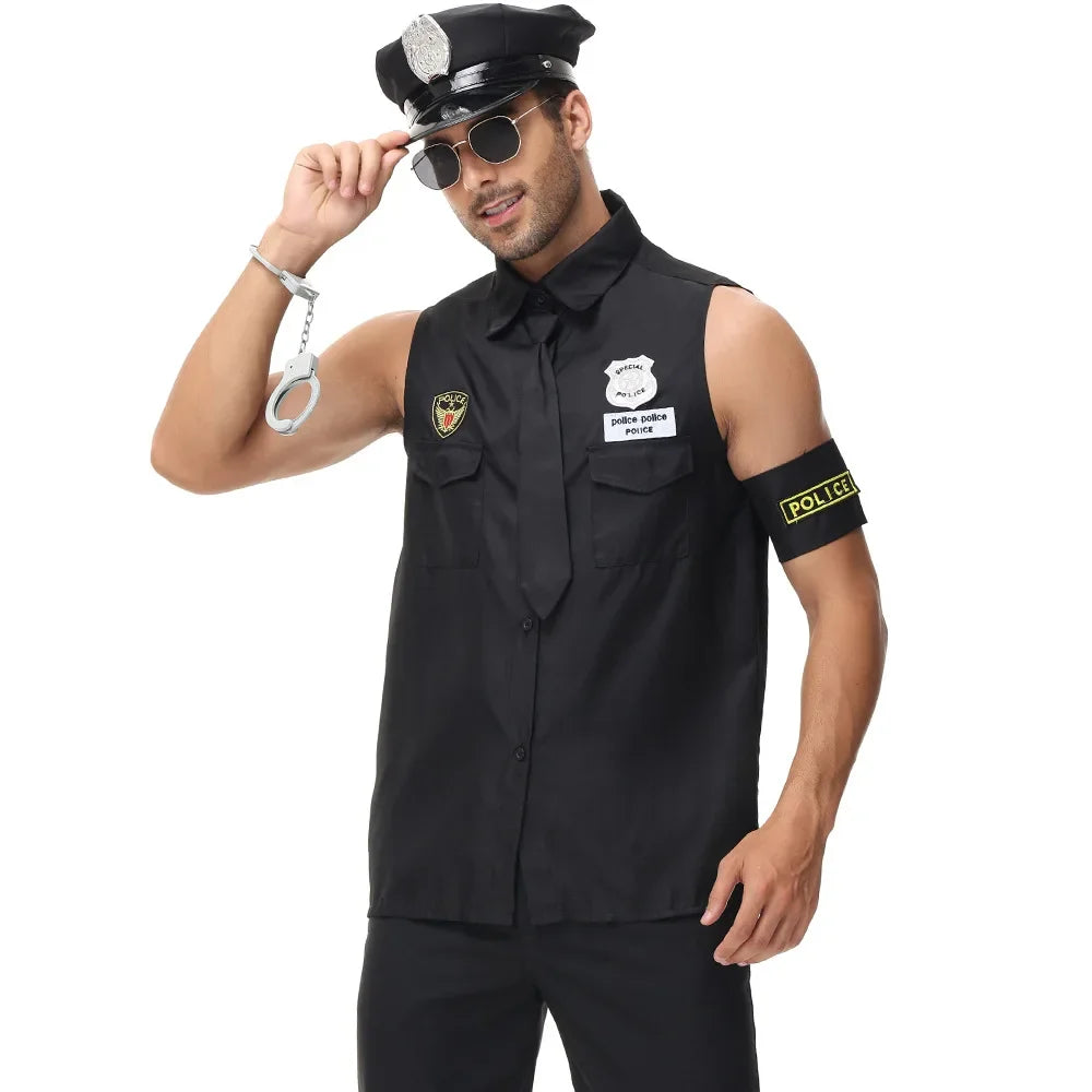 Déguisement Policier Homme avec Accessoires – vue 3