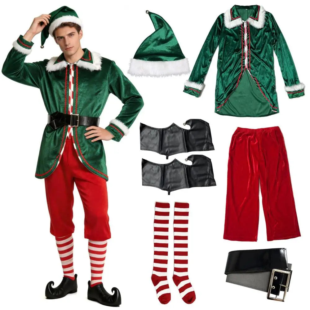 Déguisement Lutin Couple en Velours – vue 5