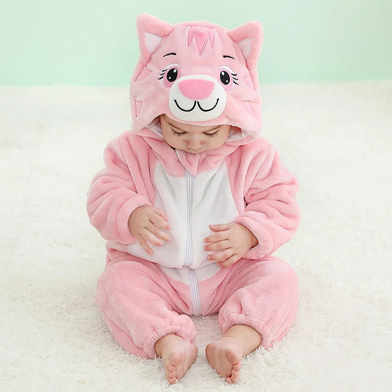 Combinaison Bébé Kigurumi – Requin, Licorne, Panda – vue 22