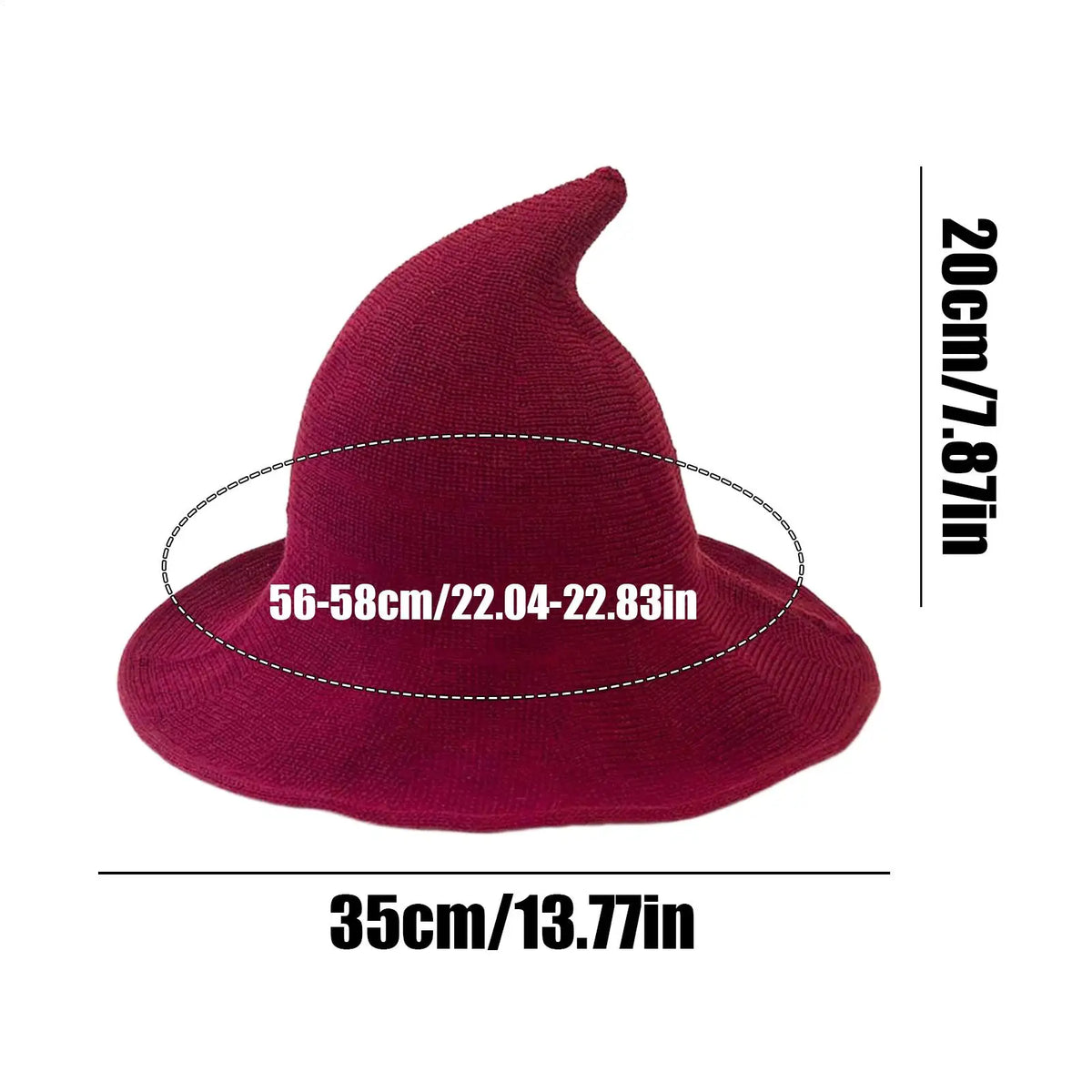 Chapeau de Sorcière Pliable Réglable – vue 6