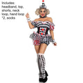 Déguisement Clown Arlequin Femme – Robe de Bouffon – vue 7