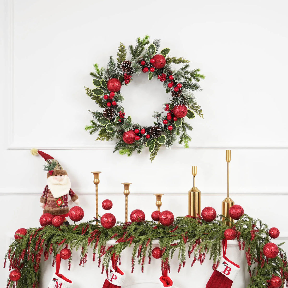Couronne décorative Noël - Panoplia
