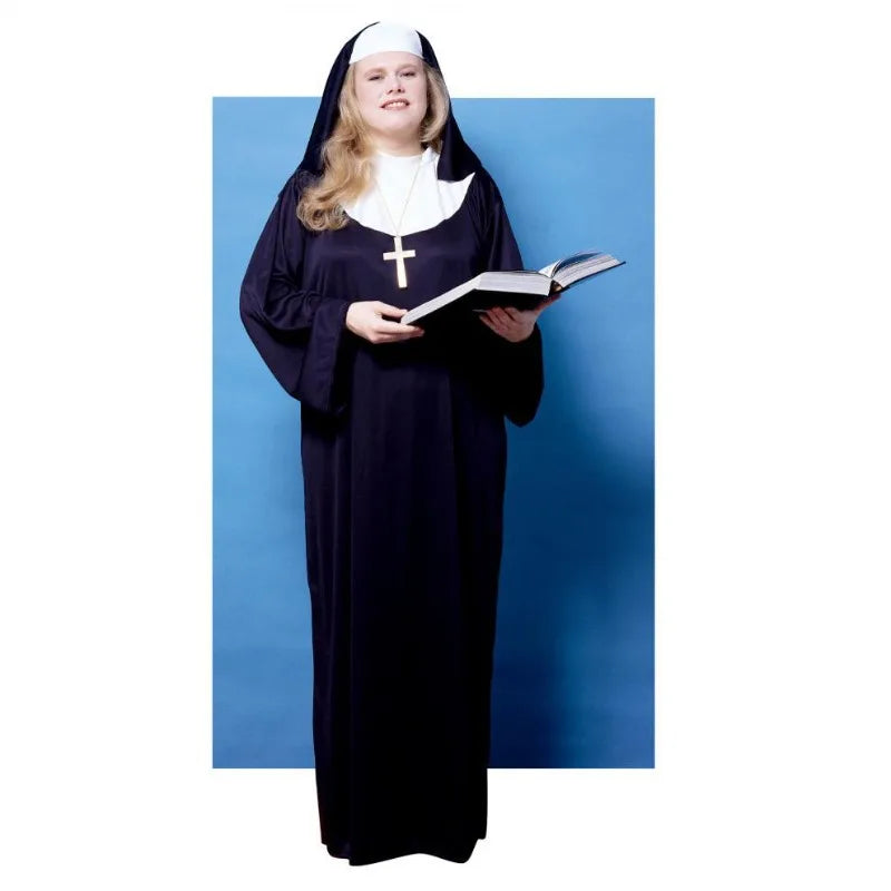 Déguisement Nonne Traditionnelle Femme – Robe Noire