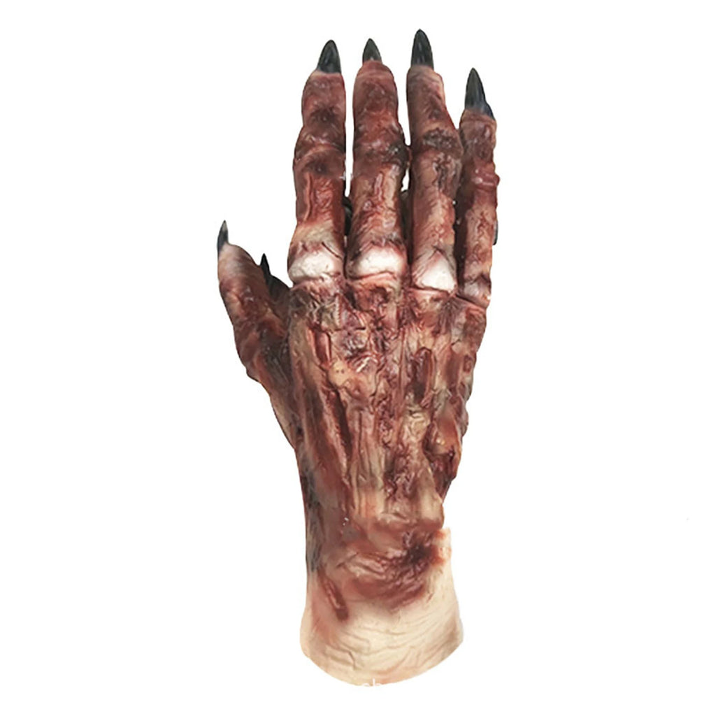 Gants de Bête Loup-Garou Effrayants en Latex – vue 4