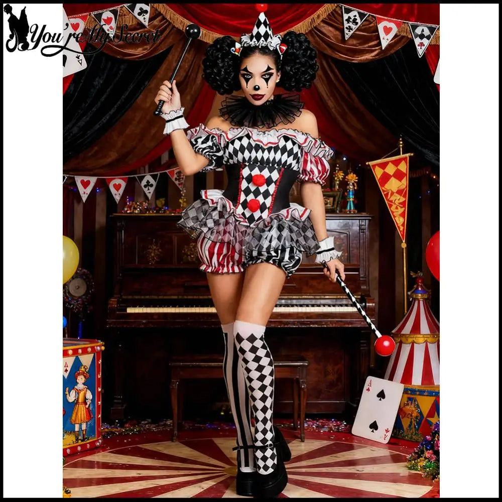 Combinaison Clown Sexy Femme – Dompteuse de Cirque – vue 6