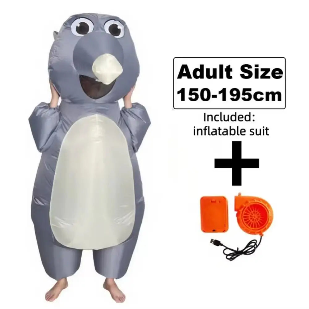 Déguisement Gonflable Souris Grise Adulte – vue 6