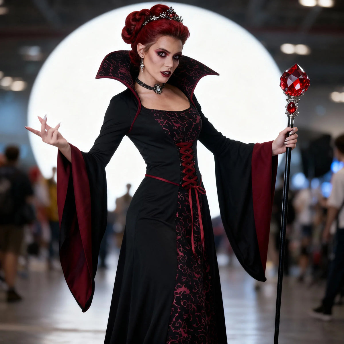 Déguisement Vampire Démon de Scène Adulte – vue 2