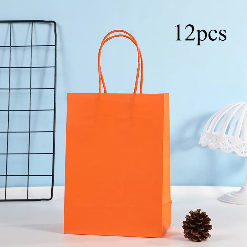 Sacs Cadeaux Anniversaire Kraft Réutilisables – vue 12