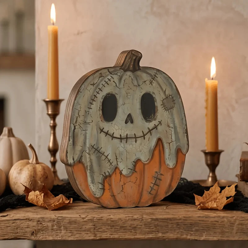 Décoration en bois noire Halloween – vue 10