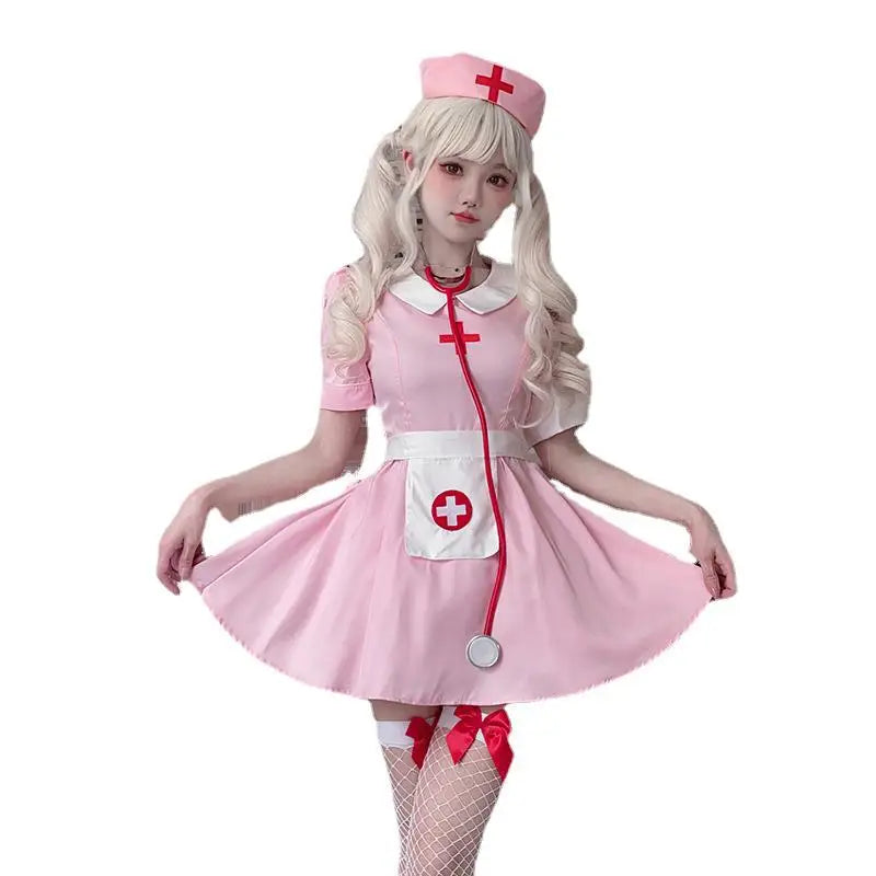 Déguisement Infirmière Rose Femme avec Accessoires – vue 5