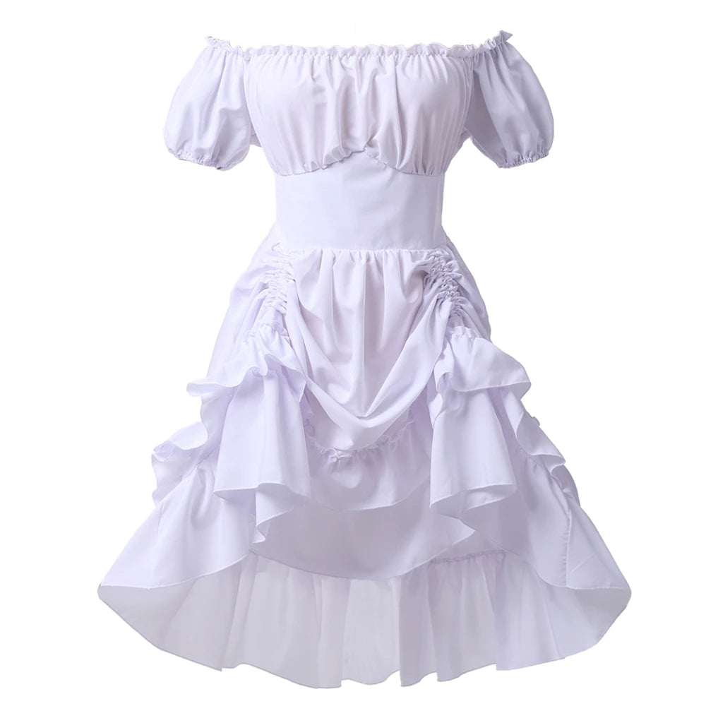 Robe Corset Pirate Épaules Dénudées – vue 9