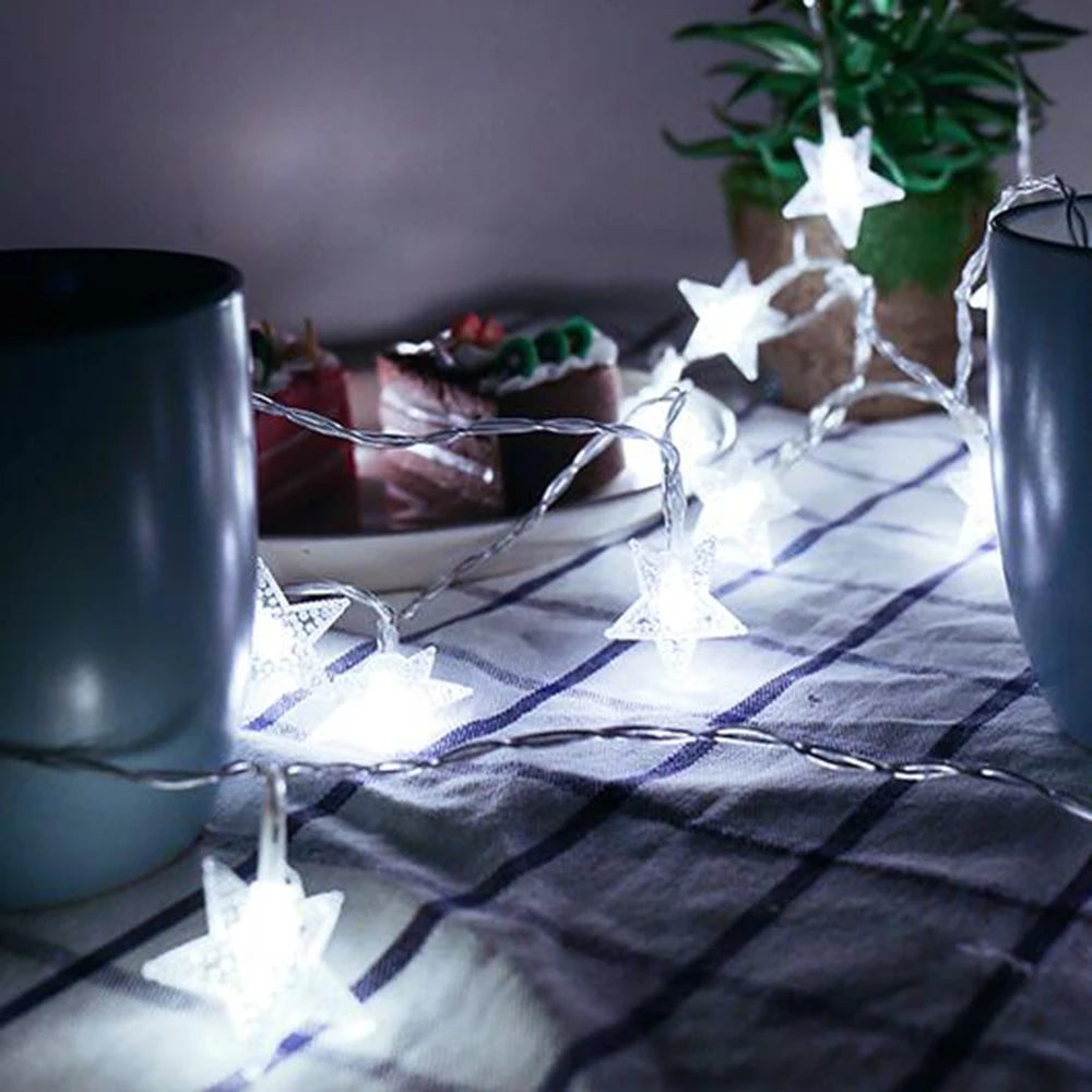 Guirlande lumineuse étoiles Noël – vue 5