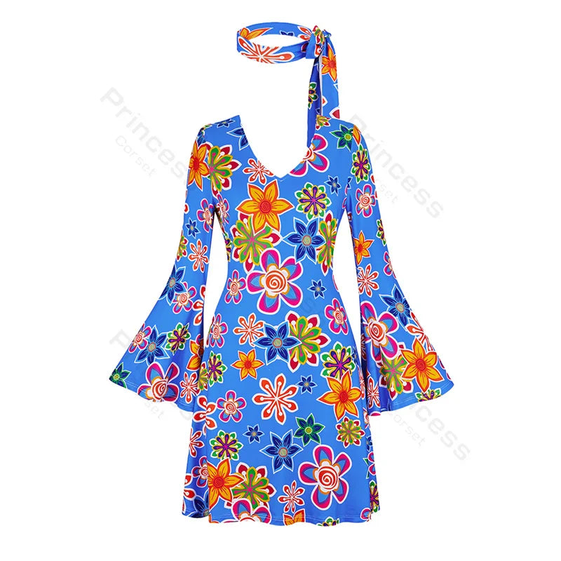 Robe Disco Années 70 Sexy avec Bandeau – vue 23