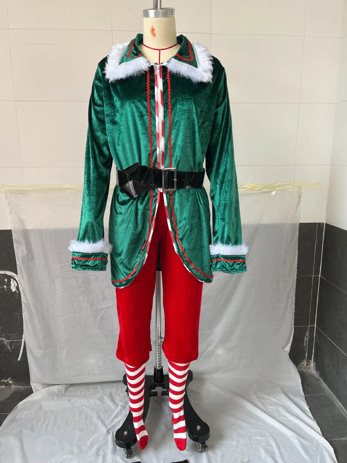 Déguisement Lutin Couple en Velours – vue 7