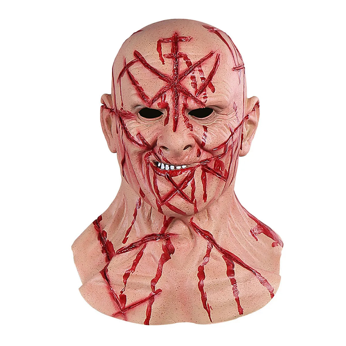 Masque Tueur Ensanglanté en Latex – vue 5