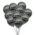 Ballons Latex Happy Birthday avec Confettis - Lot de 10 – vue 5